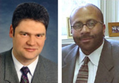 <br /><br />
Left, Michael Haspel and Anthony Pinn <br /><br />
Left, Michael Haspel and Anthony Pinn