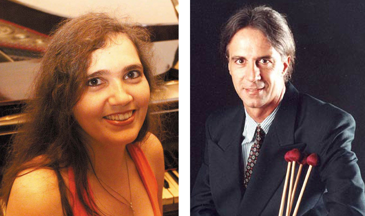 <br /><br />
Andrea Teixeira and Ney Rosauro <br /><br />
Andrea Teixeira and Ney Rosauro