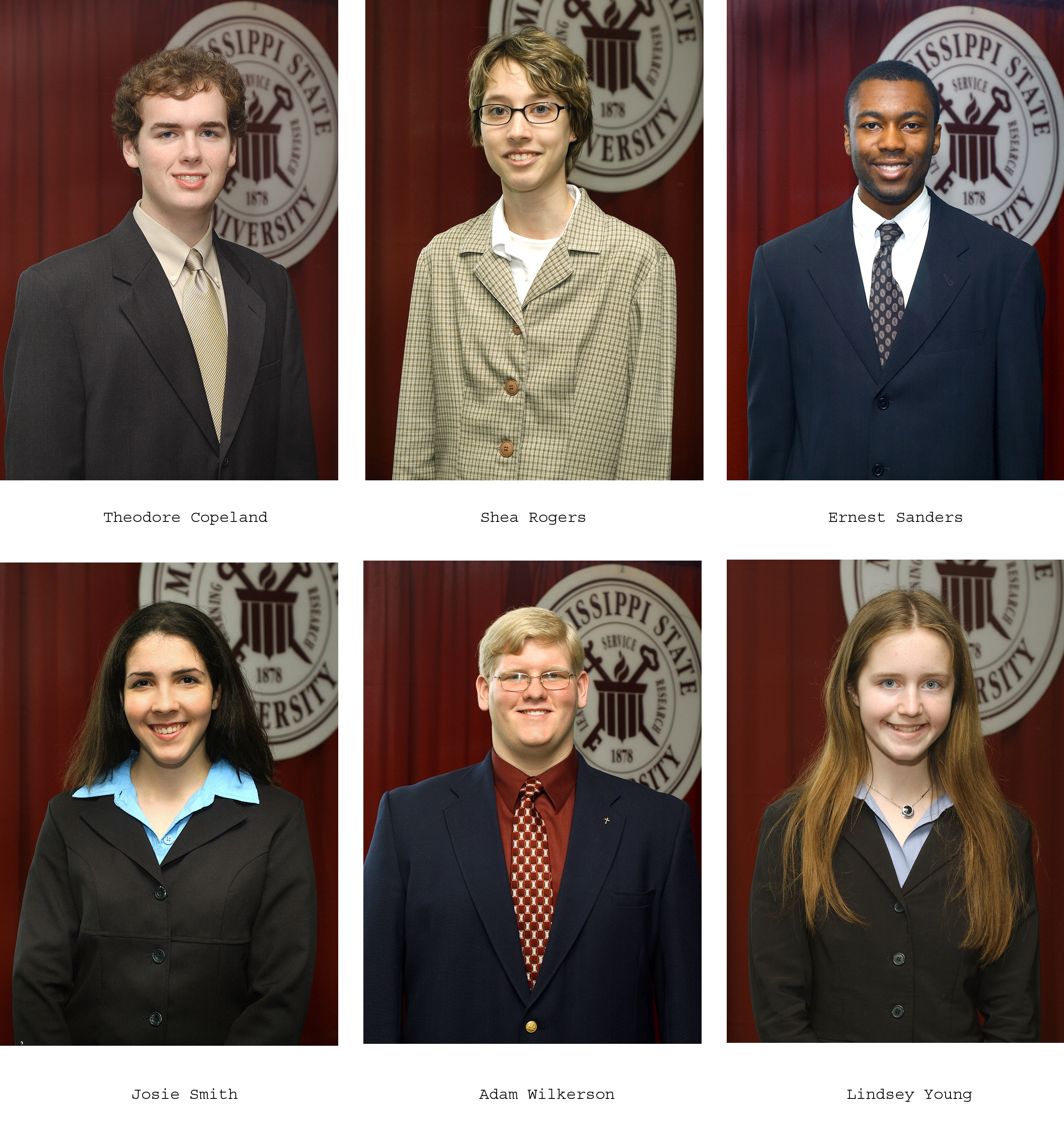 <br /><br />
2004-05 Presidential Endowed Scholars and Ottilie Schillig Leadership Scholar <br /><br />
2004-05 Presidential Endowed Scholars and Ottilie Schillig Leadership Scholar