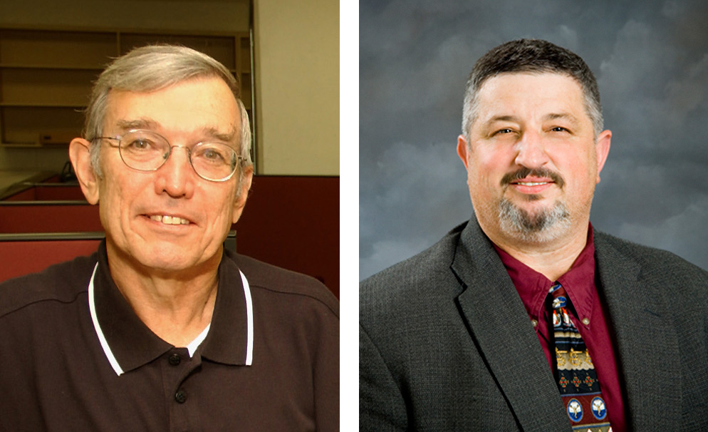 (Left) Ray Vaughn and David Dampier (Left) Ray Vaughn and David Dampier