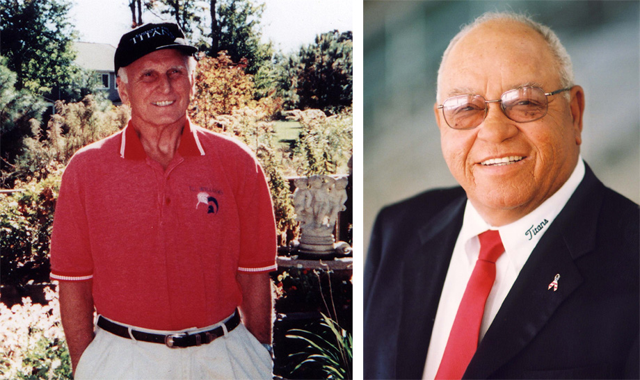 <br /><br />
From left, Bill Yoast and Herman Boone 