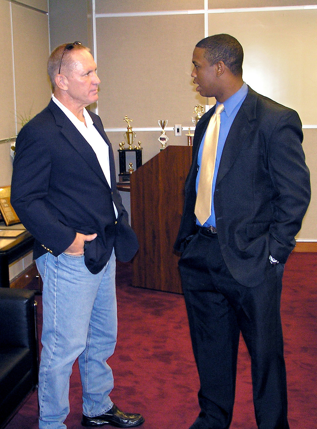 Rick Dickson (l) and Marquase Lovings Rick Dickson (l) and Marquase Lovings